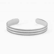 Bracelet Jonc Ayo Argent Blanc - Pour Femme - Histoire d'Or