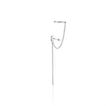 Bijou D'oreille Unitaire Argent Blanc Alexiia - Pour Femme - Histoire d'Or