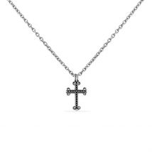Collier Jodoc Acier Blanc - Pour Homme - Histoire d'Or
