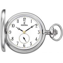 Montre Festina Gousset Blanc - Boîtier Blanc - Cadran Blanc - Bracelet - Mécanisme en Quartz - Pour Homme - Histoire d'Or