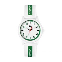 Montre Lacoste Teen/rider Blanc - Boîtier Blanc - Cadran Blanc - Bracelet Blanc - Mécanisme en Quartz - Pour Enfant - Histoire d'Or