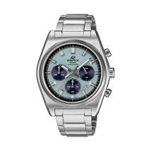 Montre Casio Edifice Efb730 Bleu Sky - Boîtier Argenté - Cadran Bleu sky - Bracelet Argenté - Mécanisme en Quartz - Pour Homme - Histoire d'Or