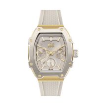 Montre Ice Watch Boliday Beige - Boîtier Jaune - Cadran Tricolore - Bracelet Beige - Mécanisme en Quartz - Pour Femme - Histoire d'Or