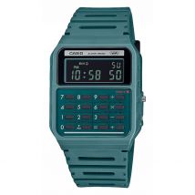 Montre Casio Collection - Boîtier Autres - Cadran Noir - Bracelet Vert - Mécanisme en Quartz - Pour Famille - Histoire d'Or