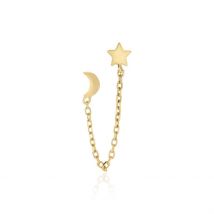 Bijou D'oreille Unitaire Plaqué Or Segomo - Pour Femme - Histoire d'Or
