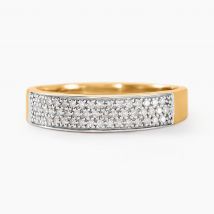 Bague Serafina Or Jaune Diamant - Pour Femme - Pierre en Diamant de forme Ronde - Histoire d'Or