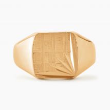 Chevalière Rafael Plaqué Or Jaune - Pour Homme - Histoire d'Or