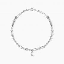 Chaîne De Cheville Marie-nicaise Argent Blanc - Pour Femme - Histoire d'Or