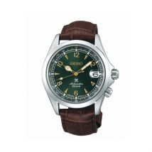 Montre Seiko Prospex Vert - Boîtier Argenté - Cadran Vert - Bracelet Marron - Mécanisme en Automatique - Pour Homme - Histoire d'Or