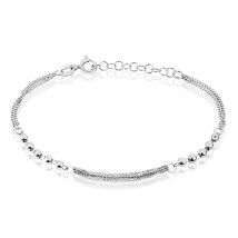 Bracelet Melodie Argent Blanc - Pour Femme - Histoire d'Or