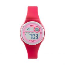Montre Upp Digi Loop Rose - Boîtier Fuschia - Cadran Rose - Bracelet Fuschia - Mécanisme en Quartz - Pour Enfant - Histoire d'Or