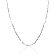 Collier Melodie Argent Blanc - Pour Femme - Histoire d'Or