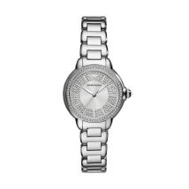 Montre Emporio Armani Argenté - Boîtier Blanc - Cadran Argenté - Bracelet Argenté - Mécanisme en Quartz - Pour Femme - Histoire d'Or