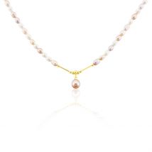 Collier Poire Or Jaune Perle De Culture - Pour Femme - Pierre en Perle de culture de forme Ronde - Histoire d'Or