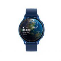 Montre Connectée Tekday - Boîtier Bleu - Cadran Noir - Bracelet Bleu - Mécanisme en Connectée - Pour Famille - Histoire d'Or