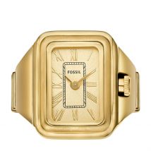 Montre Bague Fossil Raquel Watch Ring Doré - Boîtier Doré - Cadran Doré - Bracelet Doré - Mécanisme en Quartz - Pour Femme - Histoire d'Or