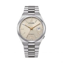 Montre Citizen Tsuyosa Nj0151 Champagne - Boîtier Blanc - Cadran - Bracelet Blanc - Mécanisme en Automatique - Pour - Histoire d'Or