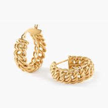 Créoles Jimmy Or Jaune - Pour Femme - Histoire d'Or