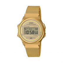 Montre Casio Collection Champagne - Boîtier Jaune - Cadran Champagne - Bracelet Doré - Mécanisme en Quartz - Pour Unisex - Histoire d'Or