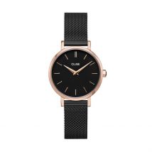 Montre Cluse Boho Chic Petite Noir - Boîtier Rose - Cadran - Bracelet Noir - Mécanisme en - Pour - Histoire d'Or