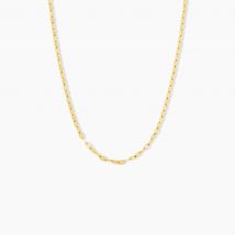 Collier Mauricette Acier Jaune - Pour Femme - Histoire d'Or