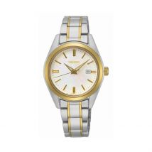 Montre Seiko Classique Nacre - Boîtier Bicolore - Cadran Bicolore - Bracelet Bicolore - Mécanisme en Quartz - Pour Femme - Histoire d'Or