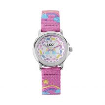 Montre Upp Lea Blanc - Boîtier Blanc - Cadran Multicolore - Bracelet Multicolore - Mécanisme en Quartz - Pour Enfant - Histoire d'Or