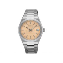 Montre Seiko Sport Rose - Boîtier Blanc - Cadran Rose - Bracelet Argenté - Mécanisme en Quartz - Pour Femme - Histoire d'Or