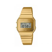 Montre Casio Collection Vintage - Boîtier Jaune - Cadran Champagne - Bracelet Doré - Mécanisme en Quartz - Pour Unisex - Histoire d'Or