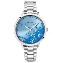 Montre Pierre Lannier Tallia Bleu Sky - Boîtier Blanc - Cadran Blanc - Bracelet Argenté - Mécanisme en Quartz - Pour Femme - Histoire d'Or
