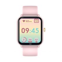 Montre Connectée Ice Watch Smart Junior 2.0 - Boîtier Rose - Cadran Noir - Bracelet Rose - Mécanisme en Connectée - Pour Enfant - Histoire d'Or
