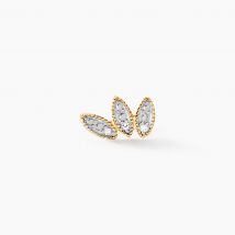 Piercing Piroska Or Jaune Diamant - Pour Femme - Pierre en Diamant de forme Ronde - Histoire d'Or
