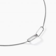 Collier Cedrine Argent Blanc - Pour Femme - Histoire d'Or