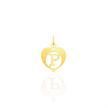 Pendentif Eudocie Coeur Lettre Or Jaune - Pour Famille - Histoire d'Or