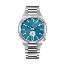 Montre Citizen Tsuyosa Nk5010 Bleu - Boîtier Argenté - Cadran - Bracelet Argenté - Mécanisme en Quartz - Pour - Histoire d'Or