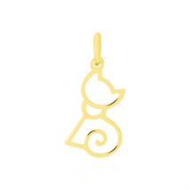 Pendentif Egee Chat Or Jaune - Pour Famille - Histoire d'Or