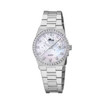 Montre Lotus Freedom Collection Nacre - Boîtier Blanc - Cadran Bicolore - Bracelet Argenté - Mécanisme en Quartz - Pour Femme - Histoire d'Or