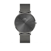 Montre Daniel Wellington Classic Gris - Boîtier Gris - Cadran Gris - Bracelet Gris - Mécanisme en Quartz - Pour Homme - Histoire d'Or