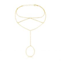 Bijou De Main Irina Argent Jaune - Pour Femme - Histoire d'Or