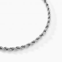 Chaine Tahoma Acier Blanc - Pour Homme - Histoire d'Or