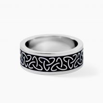 Bague Acier Blanc Ugo - Pour Homme - Histoire d'Or