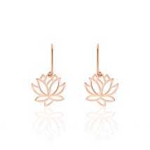 Boucles D'oreilles Pendantes Rosita Argent Rose - Pour Femme - Histoire d'Or