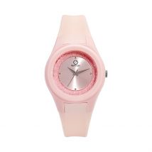 Montre O Watch Fluffy Rose - Boîtier Rose - Cadran Rose - Bracelet Rose - Mécanisme en Quartz - Pour Femme - Histoire d'Or
