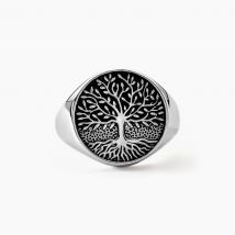 Bague Maximiliano Argent Blanc - Pour Homme - Histoire d'Or