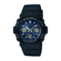 Montre Casio G-shock Bleu - Boîtier Noir - Cadran Bleu - Bracelet Noir - Mécanisme en Quartz - Pour Homme - Histoire d'Or