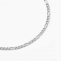 Collier Vivian Argent Blanc - Pour Homme - Histoire d'Or