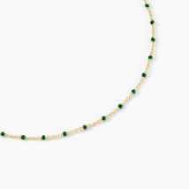 Collier Argent Dore Polka - Pour Femme - Histoire d'Or