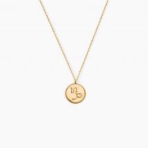 Collier Astrolae Or Jaune Diamant - Pour Femme - Pierre en Diamant de forme Ronde - Motif Cercle - Histoire d'Or