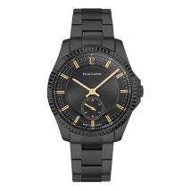 Montre Pierre Lannier Metropolitain Noir - Boîtier - Cadran Noir - Bracelet Noir - Mécanisme en Quartz - Pour Homme - Histoire d'Or