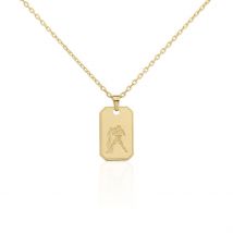 Collier Plaqué Or Quintien - Pour Homme - Histoire d'Or